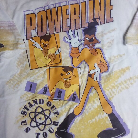 Disney Powerline Stand Out US Tour AOP T-Shirt - Picture 1 of 5